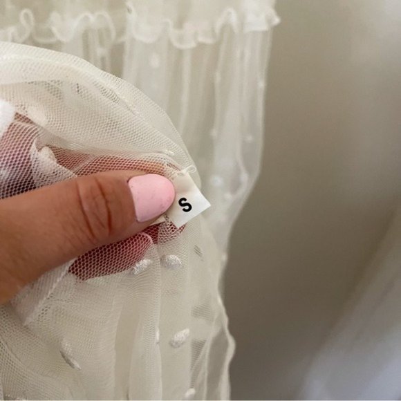 Chan Luu White Sheer Slip Dress - Picture 7 of 7